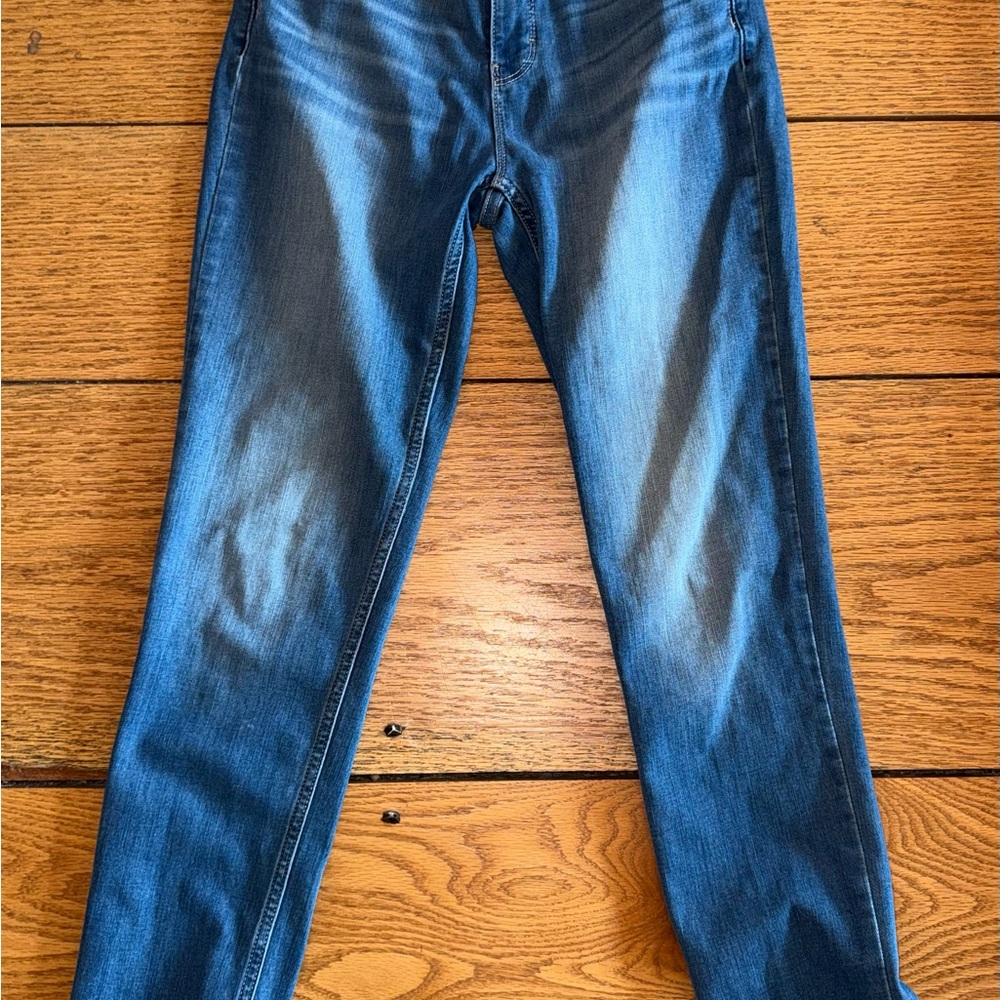 White House Black Market Women's Blue Skinny Jeans
